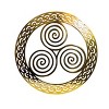 Slickblue Celtic 12" Metal Wall Decor Set – Irish Symbols, 2 Different Collection & Finish, Gift for Home or Celebration - 3 of 4