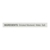 Bar Harbor - Mackerel Fillets Wild Smoked - Case of 12 - 6.7 oz - 2 of 3