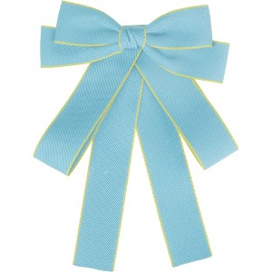 Elerevyo Women's Wedding Party Ribbon Brooch Pin Bow Tie - 1 of 4