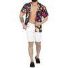 HAPPY BAY Men's Halloween Costumes Hawaiian Short Sleeve Button Down Shirt Mens Summer Shirt Casual Beach Holiday Shirts for Men Funny - 2 of 4