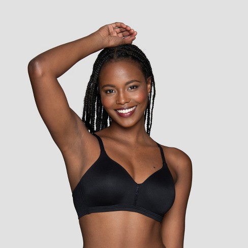 Vanity Fair Womens Beyond Comfort Full Coverage Wireless Bra 72282 -  Midnight Black - 36d : Target