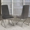 Brassex Set of 2 Ariela Dining Chairs - 2 of 4