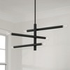Capital Lighting Zane 6 - Light Chandelier in  Matte Black - 3 of 4