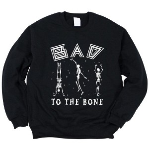 Simply Sage Market Women's Graphic Sweatshirt Bad To The Bone - 1 of 4