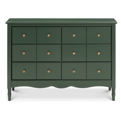 Forest Green Double Dresser with Six Drawers