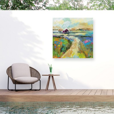 Jeanette Vertentes The Pasture Outdoor Canvas Art