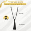 Unique Bargains Handmade Elegant Curtain Ties Holdbacks with Tassel for Home Office Hotel Decor - 2 of 4