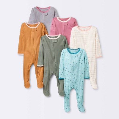 Inverted zipper baby online pajamas