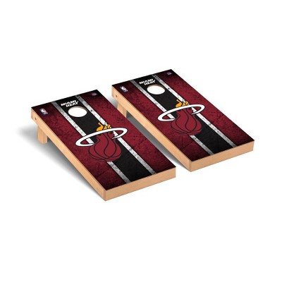 NBA Miami Heat Premium Cornhole Board Vintage Version