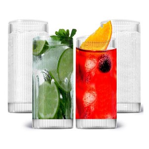 LEMONSODA Vintage Straight Line Highball 12 oz - 1 of 4
