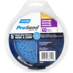 Norton ProSand 5 in. Zirconia Alumina Hook and Loop H831 Sanding Disc 60 Grit Coarse 35 pk - 1 of 1