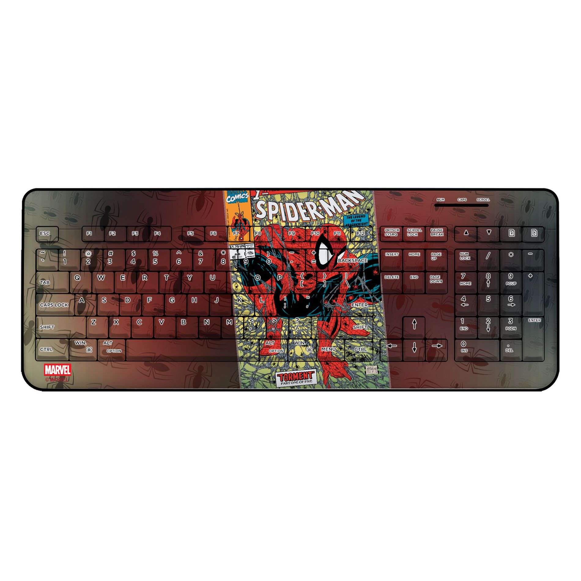 Marvel Spider-Man Classic Cover Wireless USB Keyboard