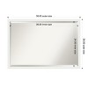 Amanti Art Bethany Beveled Wood Framed Bathroom Vanity Wall Mirror - 3 of 4
