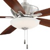 52" Minka Aire Minute Brushed Nickel LED Ceiling Fan with Pull Chain - 3 of 4