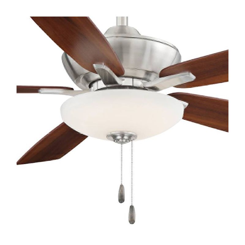 52" Minka Aire Minute Brushed Nickel LED Ceiling Fan with Pull Chain, 3 of 5