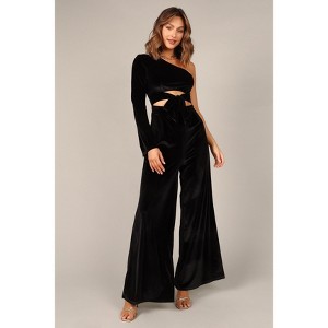 Petal and Pup Womens Avery Velvet Jumpsuit - 1 of 4