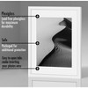 Americanflat Picture Frame with plexiglass - Hanging Hardware For Horizontal and Vertical Display - 3 of 4
