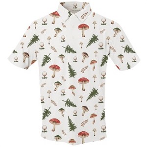 Men's 's Golf Mushrooms Polo - SwingJuice - 1 of 3