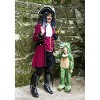 HalloweenCostumes.com Large  Men  Adult Deluxe Captain Hook Costume Mens, Maroon Fancy Pirate Neverland Halloween Outfit, Black/Red/White - 2 of 4