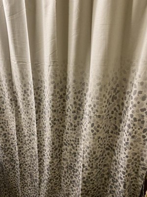 Leopard Glam Shower Curtain Ombre Gray - Threshold™ : Target