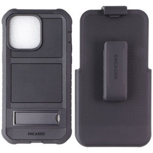 ENCASED Falcon Case and Holster for Apple iPhone 14 Pro Max - Black - 1 of 1