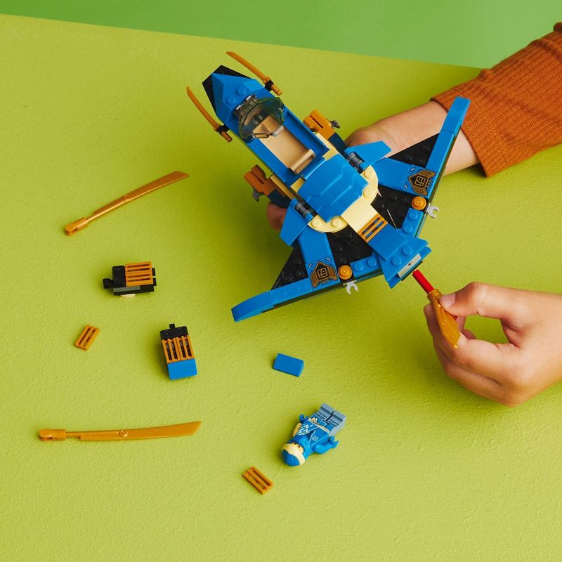 LEGO NINJAGO Jay Lightning Jet EVO Toy Plane Set 71784, 6 of 8