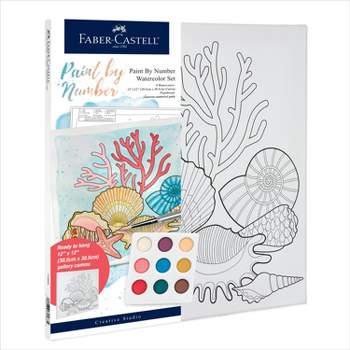 Faber-Castell Paint by Number Watercolor Set - Coastal