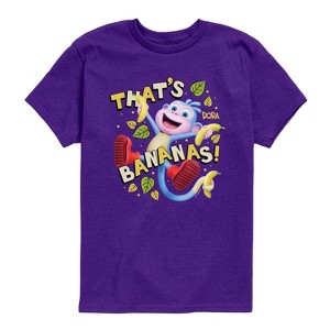 Boys' - Dora the Explorer - Thats Bananas Short Sleeve Graphic T-Shirt - 1 of 3
