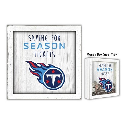 NFL Tennessee Titans Saving for Tickets Money Box