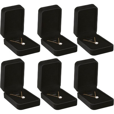 6 Pieces Jewelry Gift Boxes for Christmas Wedding Engagement Birthday Anniversary