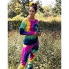 Leveret Womens Two Piece Cotton Tie Dye Pajamas - 3 of 4