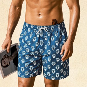 Men's Pacific Waves Ornate Board Shorts - Cupshe - 1 of 4