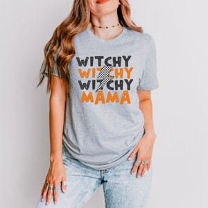 Simply Sage Market Witchy Mama Lightning Bolt Short Sleeve Tee - 1 of 4