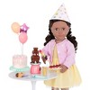 Our Generation Sweet Celebration Birthday Party Accessory Set for 18" Dolls - 3 of 4