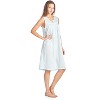 Casual Nights Women's Fancy Lace Floral/Embroidered Sleeveless Nightgown - 2 of 4