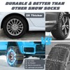 Docred Large Antislip Snow Socks for Tires Enhanced Traction Device  Alternative to Snow Chains Winter Ice Snow Driving Accessory for Cars SUV Trucks - 4 of 4