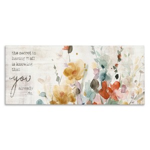 Stupell Industries Knowing You Have It Motivational, 24" x 10" - 1 of 4