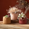 4.5"H Sullivans Pampas Grass Berry Orb, Brown - 4 of 4