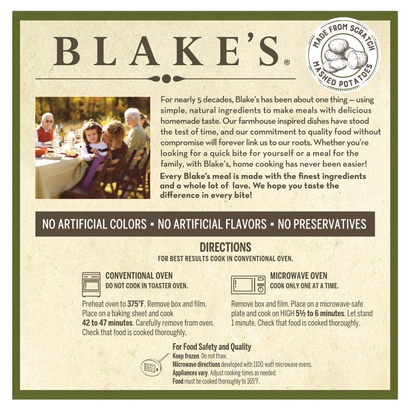 Blake&#39;s Gluten Free Frozen All Natural Shepherds Pie - 8oz, 4 of 5