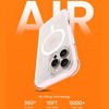 BONGEEK Air Case for iPhone 16 Pro Max Clear, Compatible with MagSafe, Military-Grade Drop Protection Cover with Built-in Air-Pink - 3 of 4
