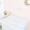 Everyday Kids 2-Pack Changing Pad Covers for Girls – Pink & Owl Print, 100% Cotton Percale, Soft & Breathable, Fits Most Changing Table Pads - 4 of 4