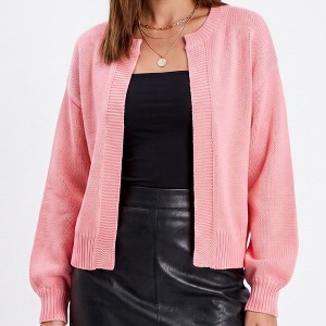 Anna-Kaci Women's Open Front Knit Cardigan Sweater with Long