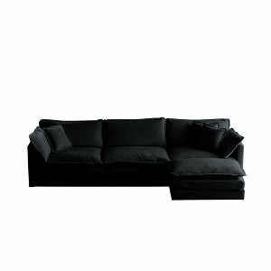 NicBex Chenille Fabric Modular Sectional Sofa Large L-Shaped Upholstered Sofa with Reversible Ottoman for Living Room,Apartment - 1 of 4
