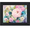 HomeRoots Fresh Florals Black Framed Print Wall Art - 4 of 4