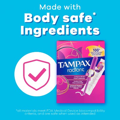 Tampax Regular Light Absorbency Tampons - 77ct