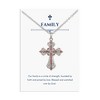 Anna-Kaci Rhinestone Celtic Cross Pendant Necklace with Gift Card & Envelope Jewelry Gifts - 2 of 4