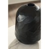 Signature Design by Ashley Ryanford 10" Glass Vase, Black Hand-Carved Finish - 3 of 4