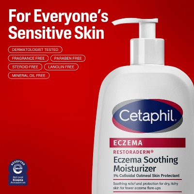 Cetaphil Eczema Restoraderm Daily Soothing Moisturizer- 16 fl oz