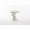 Lucky Stone End Table, Fiberglass Side Table, Modern Minimalist Corner Table - 4 of 4