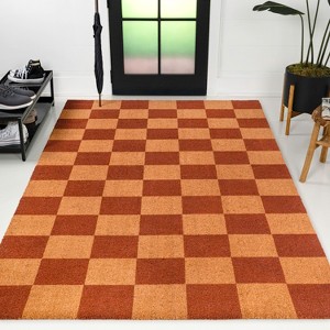 JONATHAN Y Natural Coir Area Rug - 1 of 4